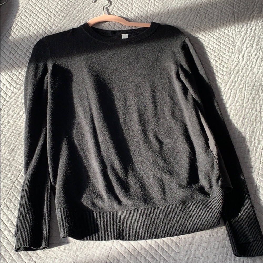 Open back sweater